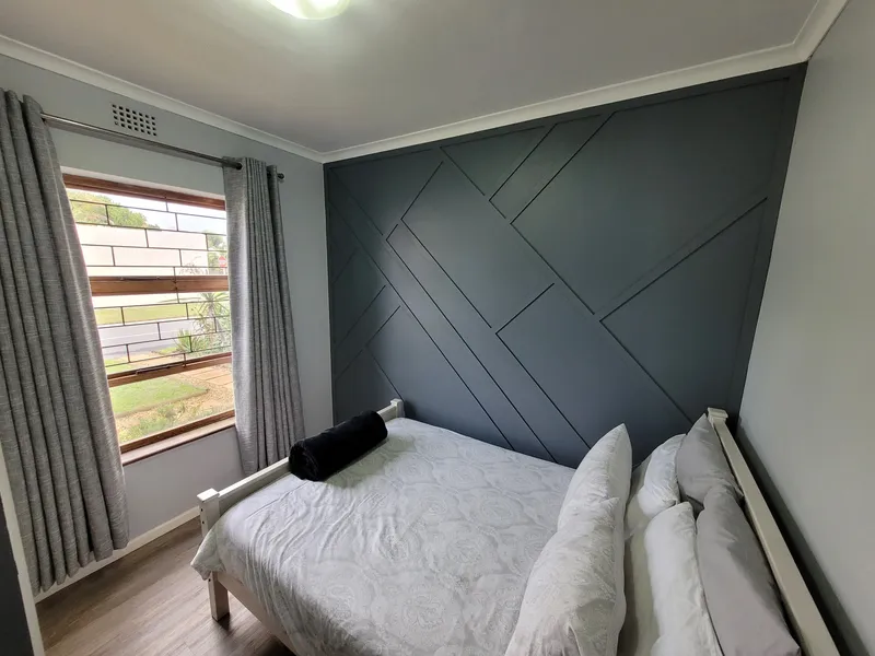 Geometric Timber Feature Wall